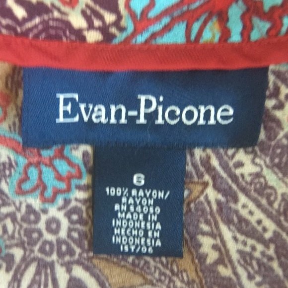 Evan Picone rayon wrap skirt. - Picture 4 of 4